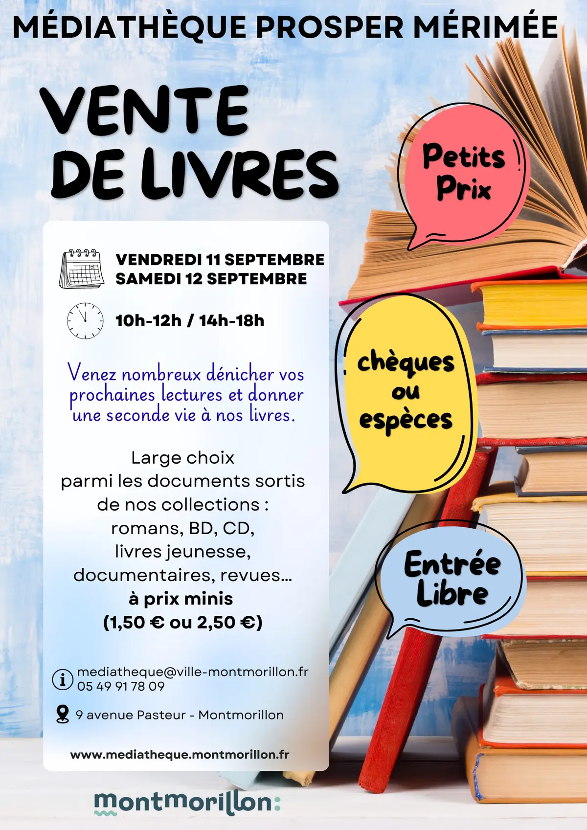Vente de livres
