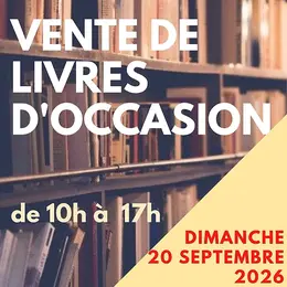 Vente de livres d'occasion