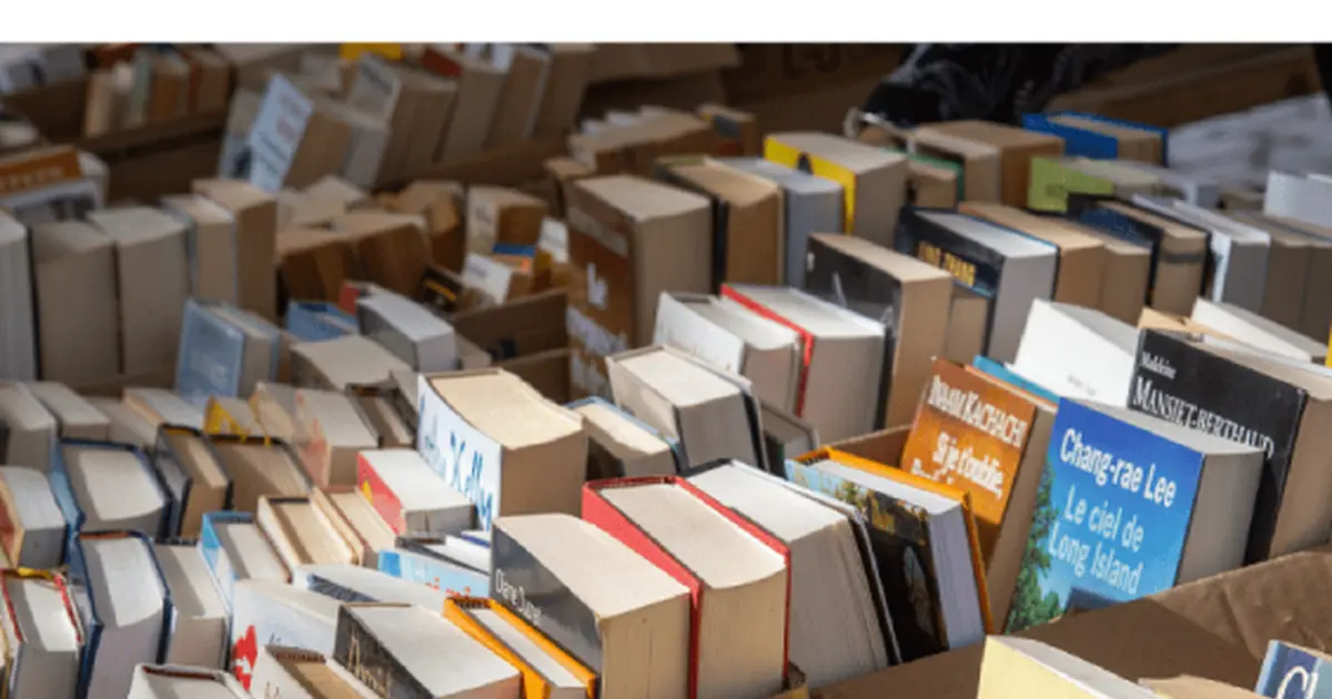 Vente de livres sortis des collections de la médiathèque