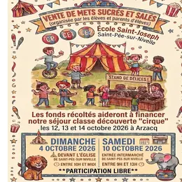 Vente de mets sucrés et salés