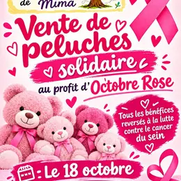 Vente de peluches sur le marché