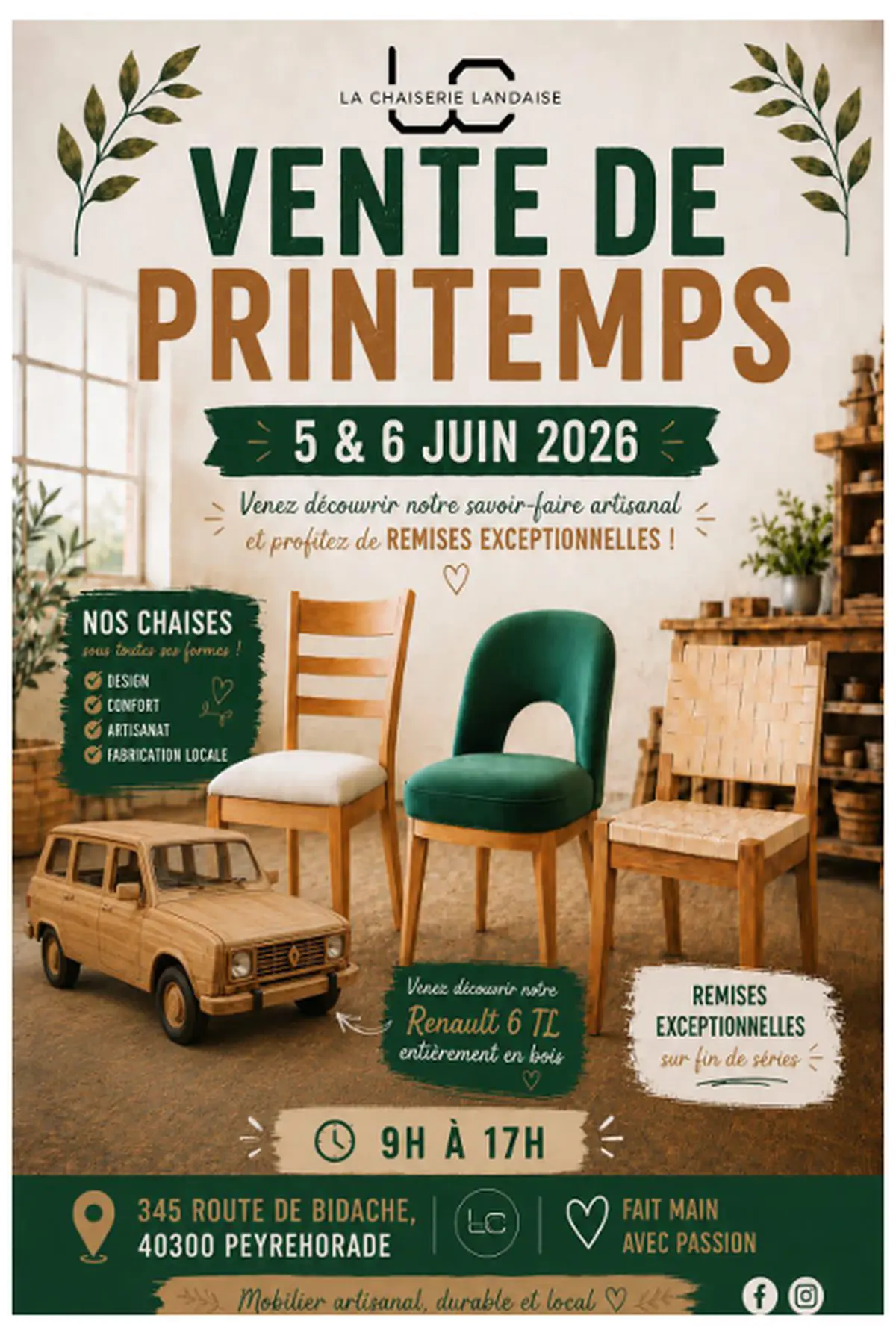 Vente de printemps