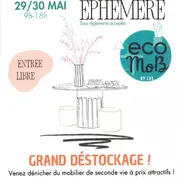 Vente éphémère de mobilier de seconde main