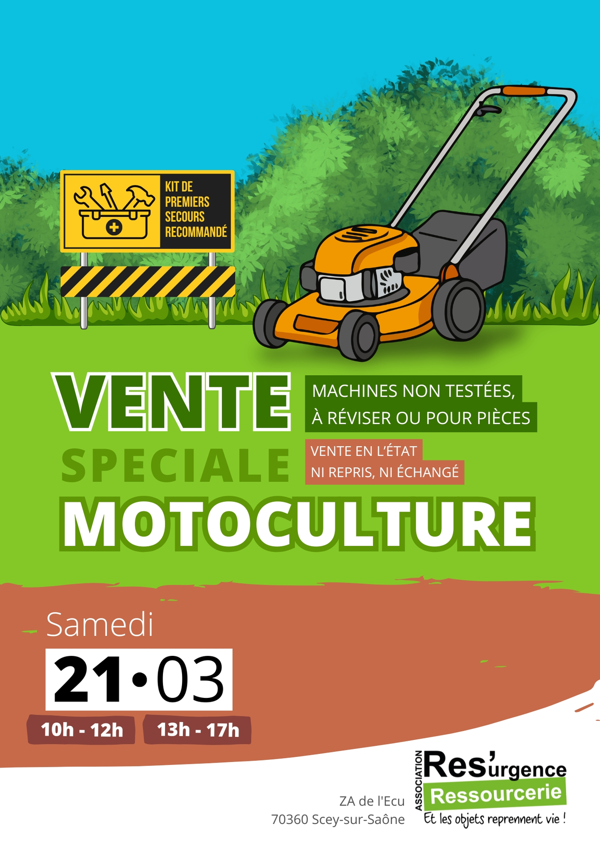 Vente spéciale motoculture