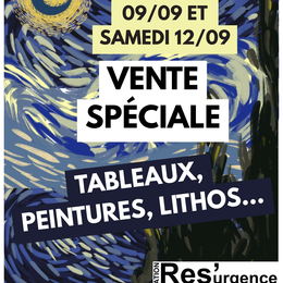 Vente spéciale tableaux