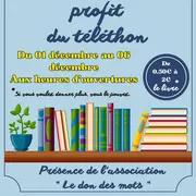Ventes de livres au profit du Téléthon