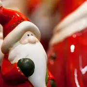 Venue du Père Noel au chalet des 1000 lumières