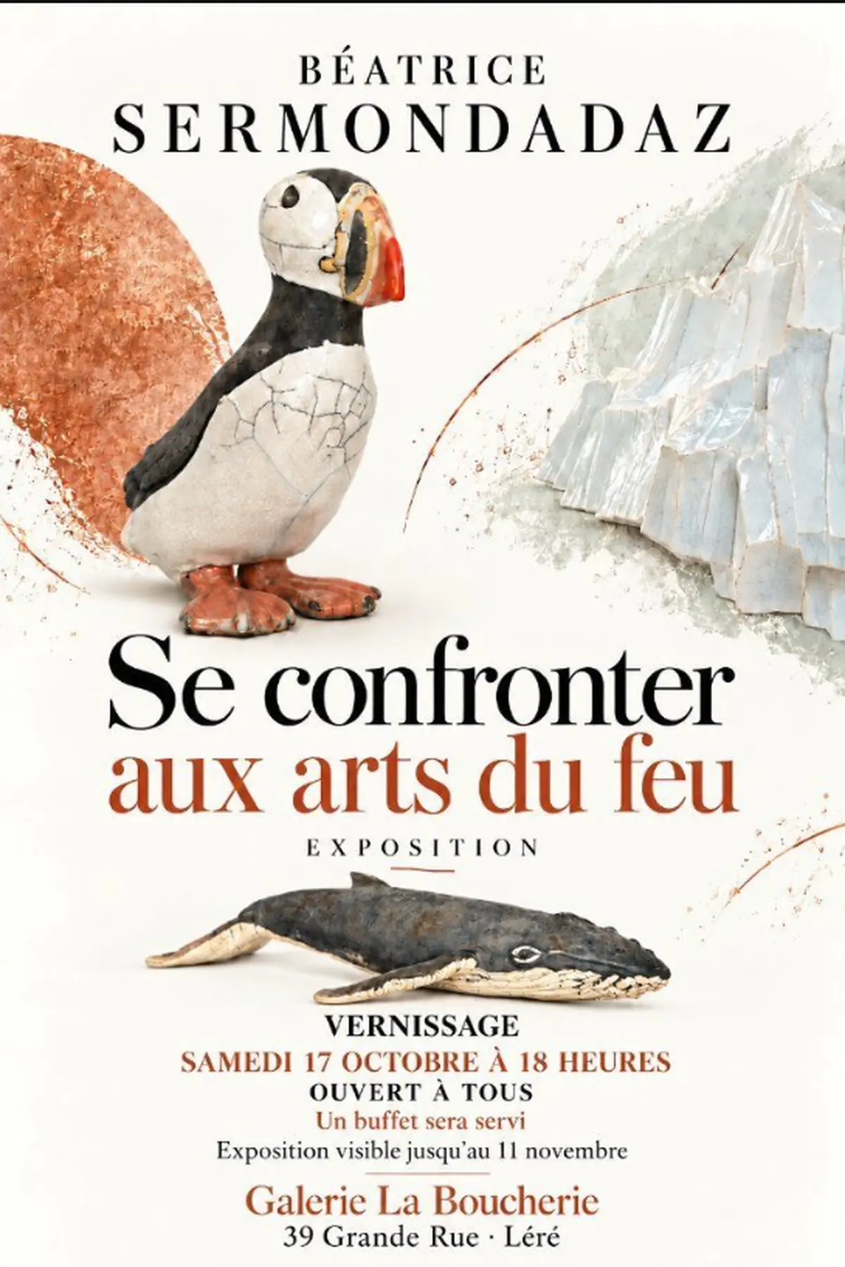 Vernisage de l'exposition  « Se confronter aux arts du feu »