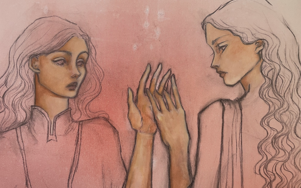 Vernissage de l'exposition « Cantilènes » d'Aline Rousseaux