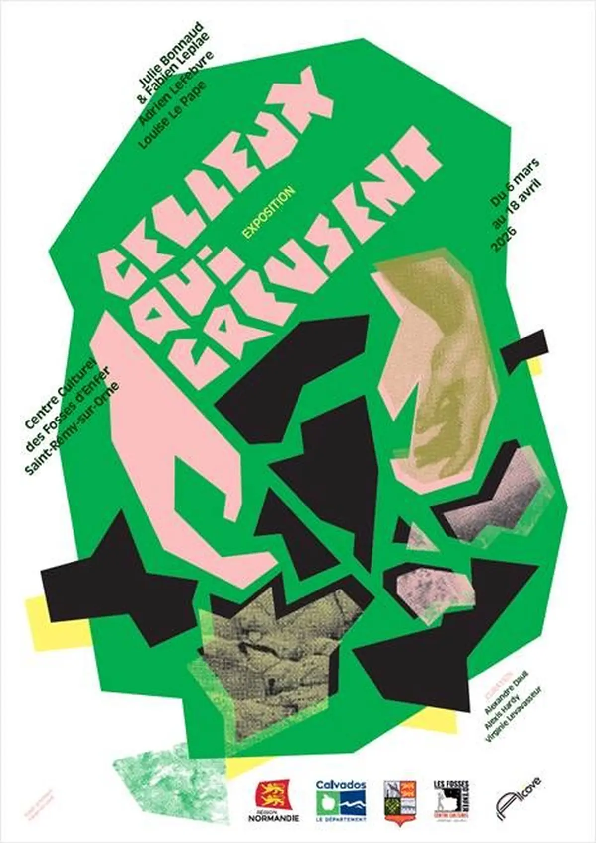 Vernissage de l'exposition collective Celleux qui creusent