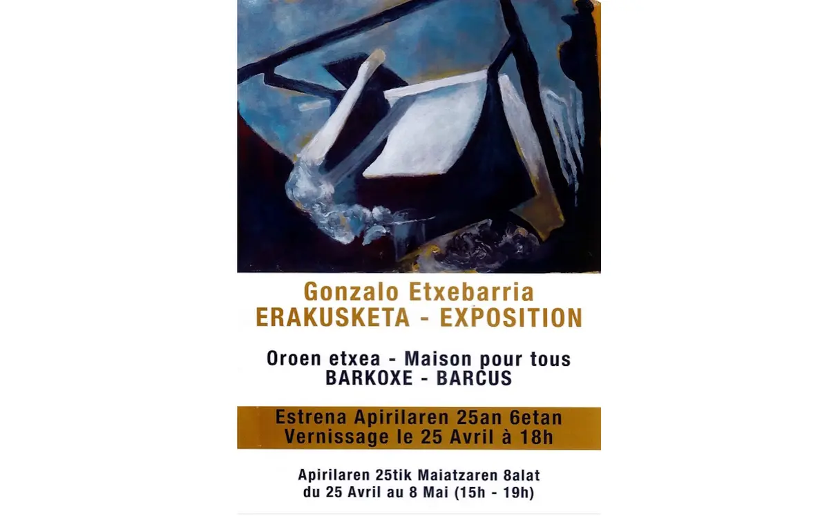Vernissage de l'exposition de Gonzalo Etxebarria