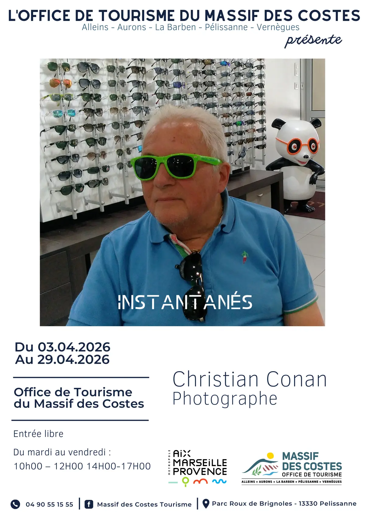 Vernissage de l'exposition hommage à Christian Conan : Instantanés