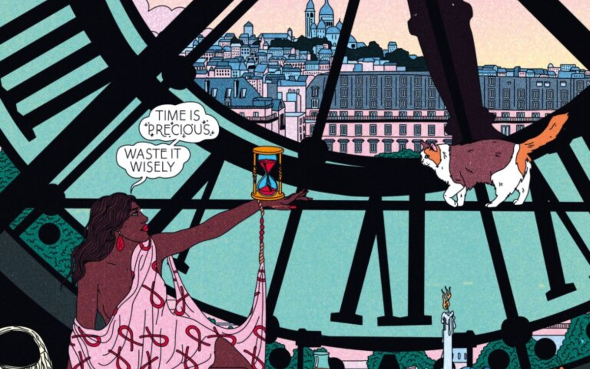 Vernissage de l'exposition Irony in Paris de l'illustratrice Cosmo