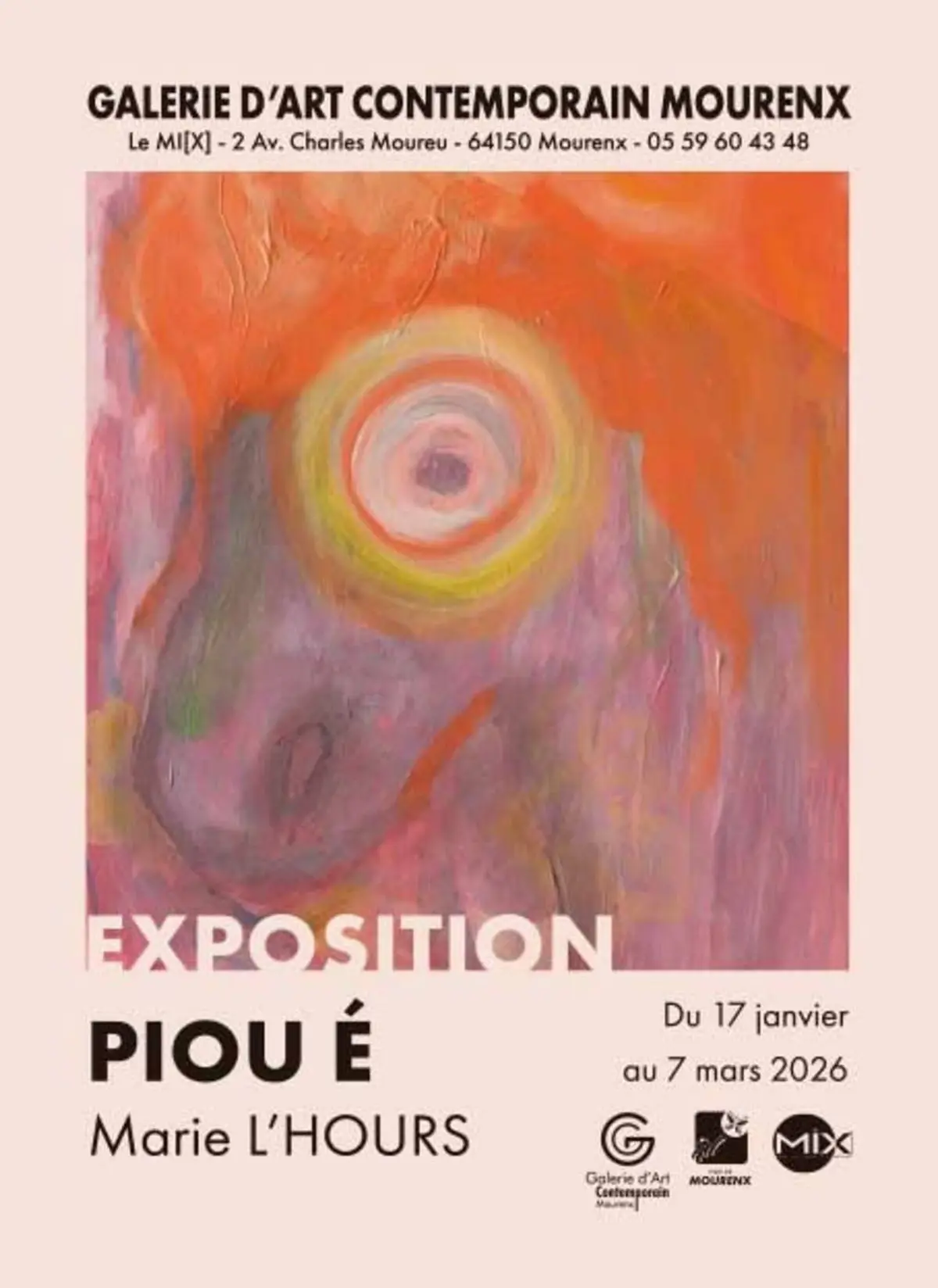 Vernissage de l'exposition :  PIOU É