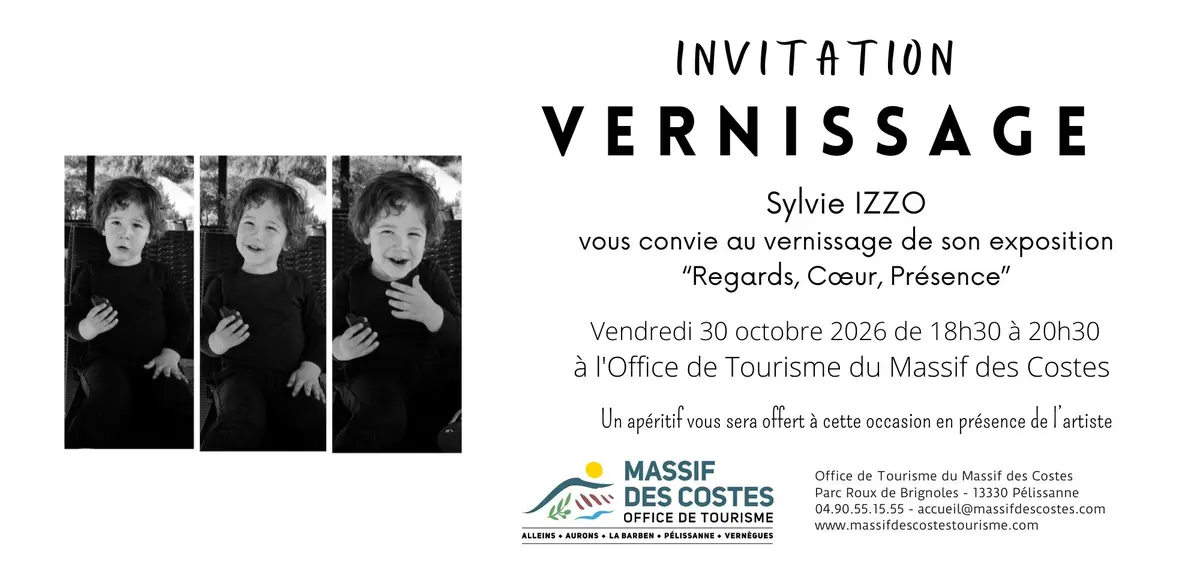 Vernissage de l'exposition Regards, cœur, présence