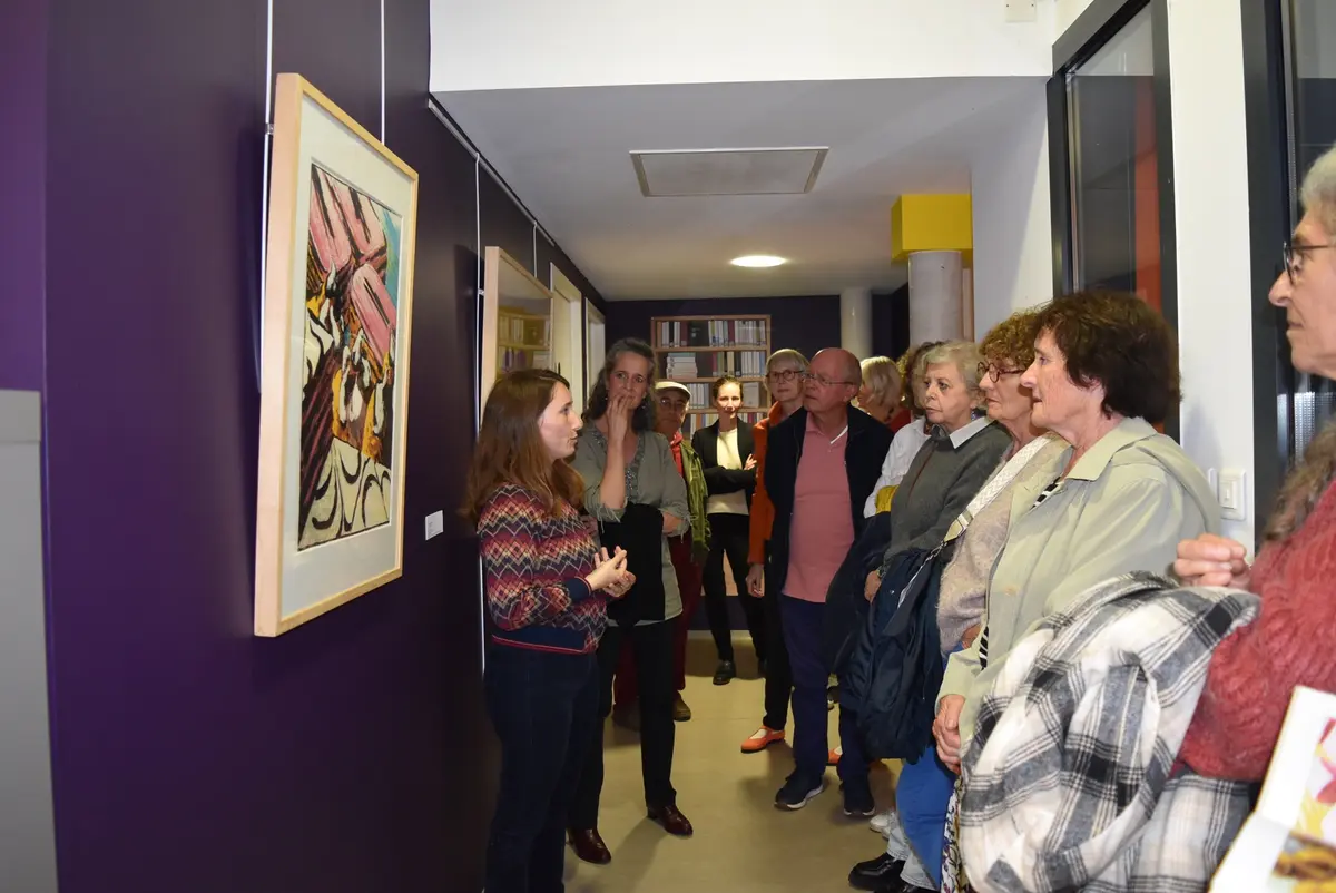 Vernissage de l'exposition Rêves d'encre