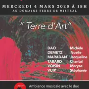Vernissage de l'exposition Terre d'Arts au Domaine Terre de Mistral
