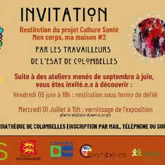 Vernissage de l'expostion Mon corps, ma maison