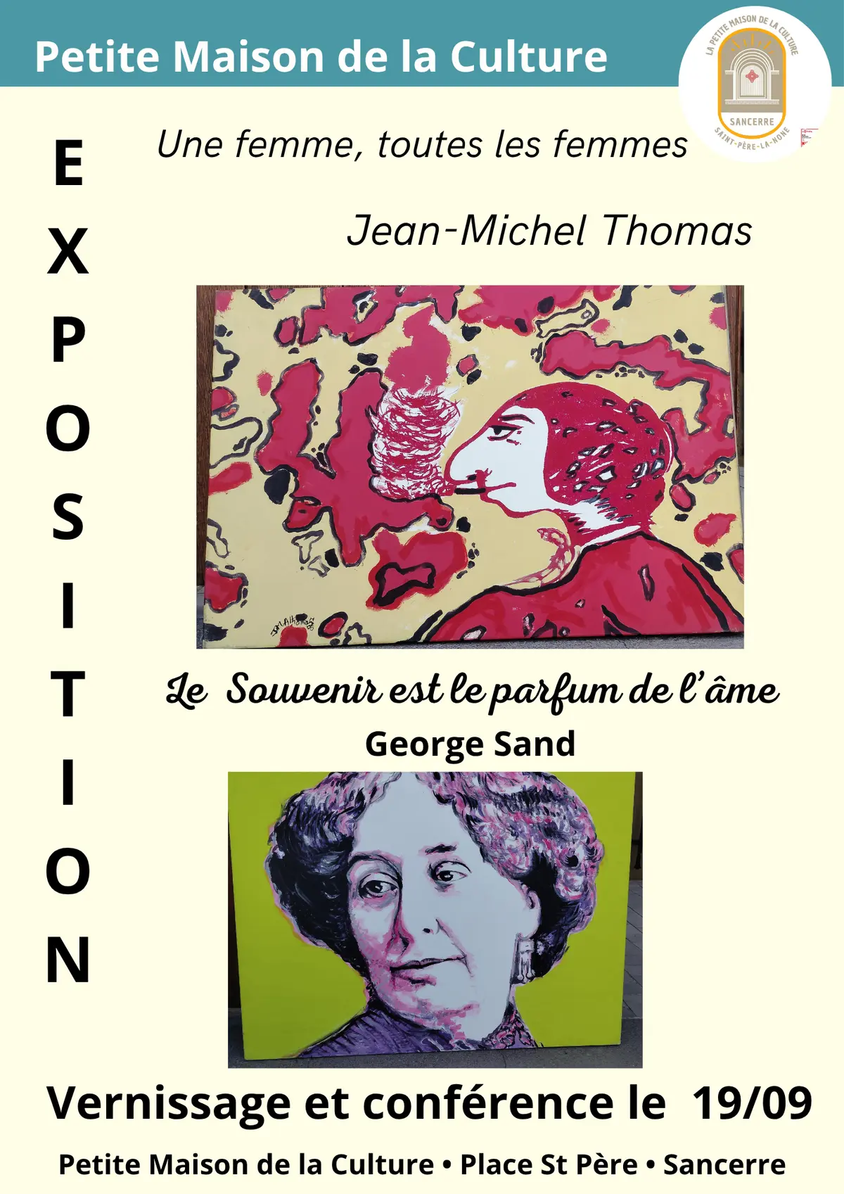 Vernissage et conférence de l'expostion Une femme, toutes femmes de Jean-Michel Thomas