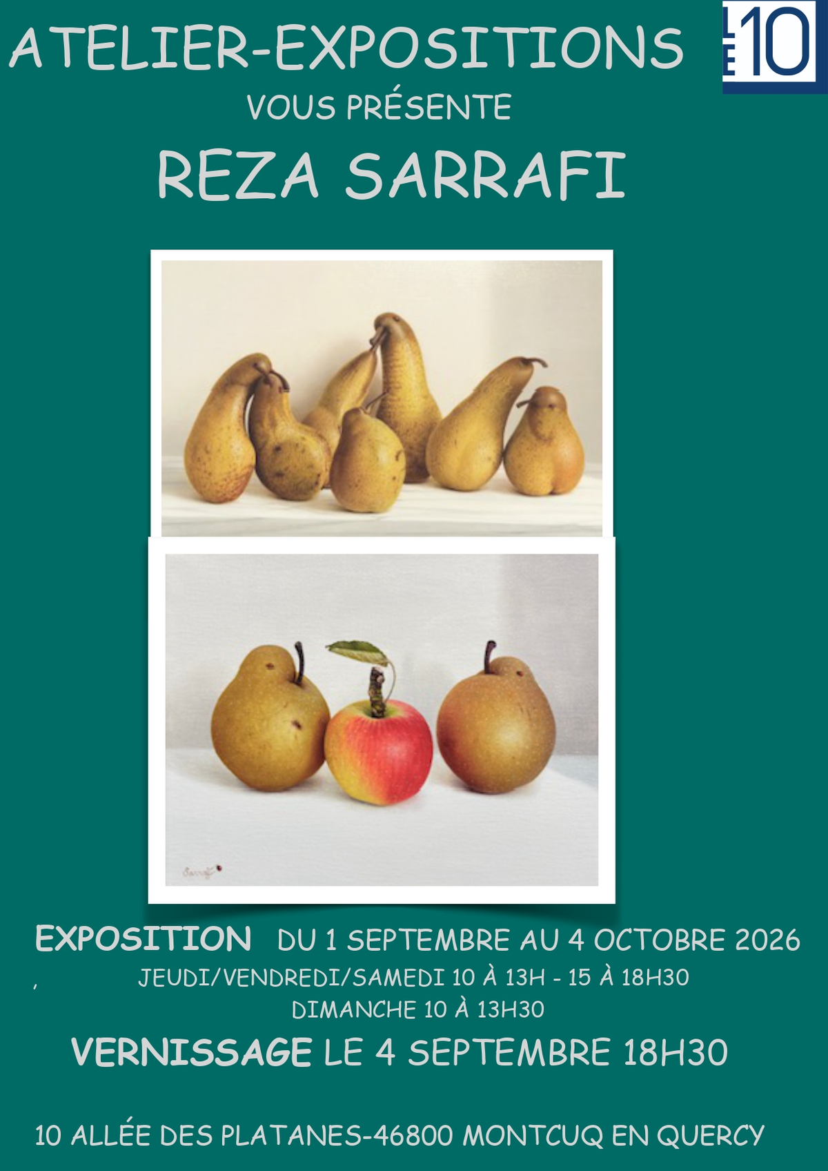 Vernissage et exposition Reza Sarrafi