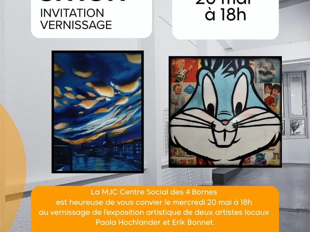 Vernissage - Exposition Paola Hochlander et Erik Bonnet