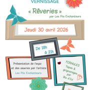 Vernissage exposition Rêveries par Les Plis Enchanteurs
