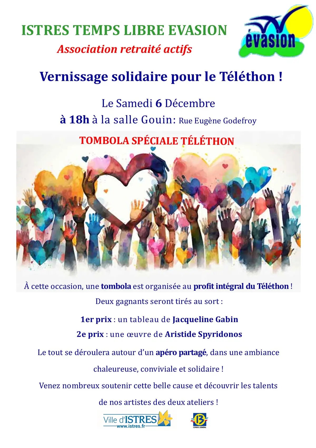 Vernissage pour le Téléthon