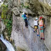 Via ferrata Cascade de Nants à Bellevaux (74)