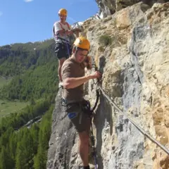 Via ferrata de Marcelinas près d'Embrun (05)