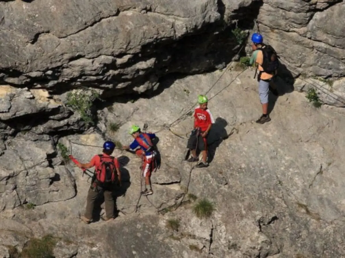 Via ferrata des Etroits dans la vallée du Dévoluy (05)