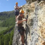 Via ferrata du rocher d'Arthouze à Orcières (05)