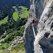Via ferrata du Rocher de la Chaux à Saint-Jean d'Aulps (74)