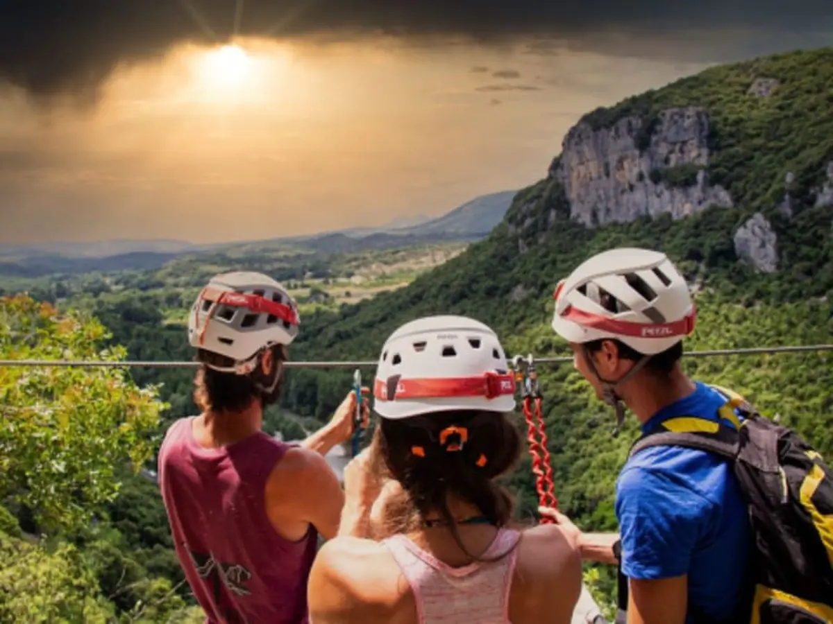Via Ferrata Grottes des Desmoiselles à Saint-Bauzille-de-Putois