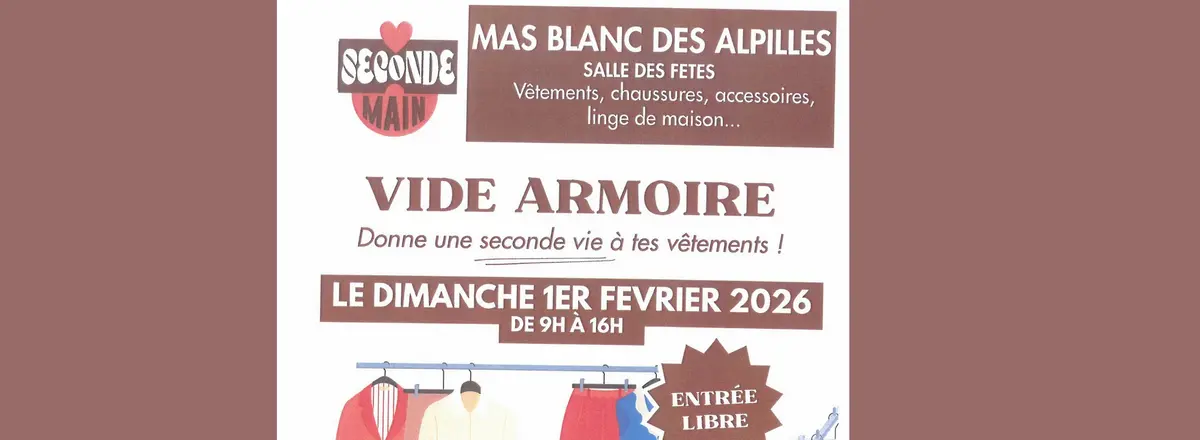 Vide armoire à Mas Blanc les Alpilles