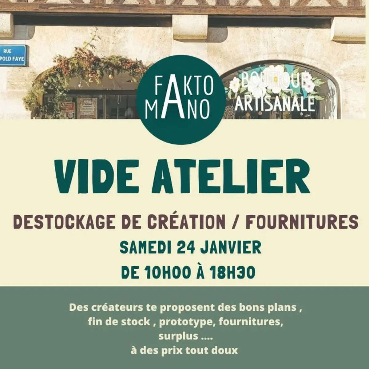 Vide Atelier à Fakto Mano