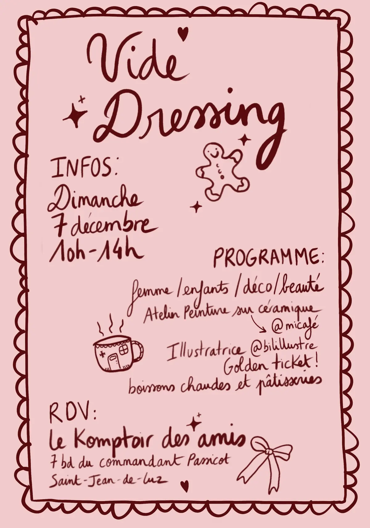 Vide dressing