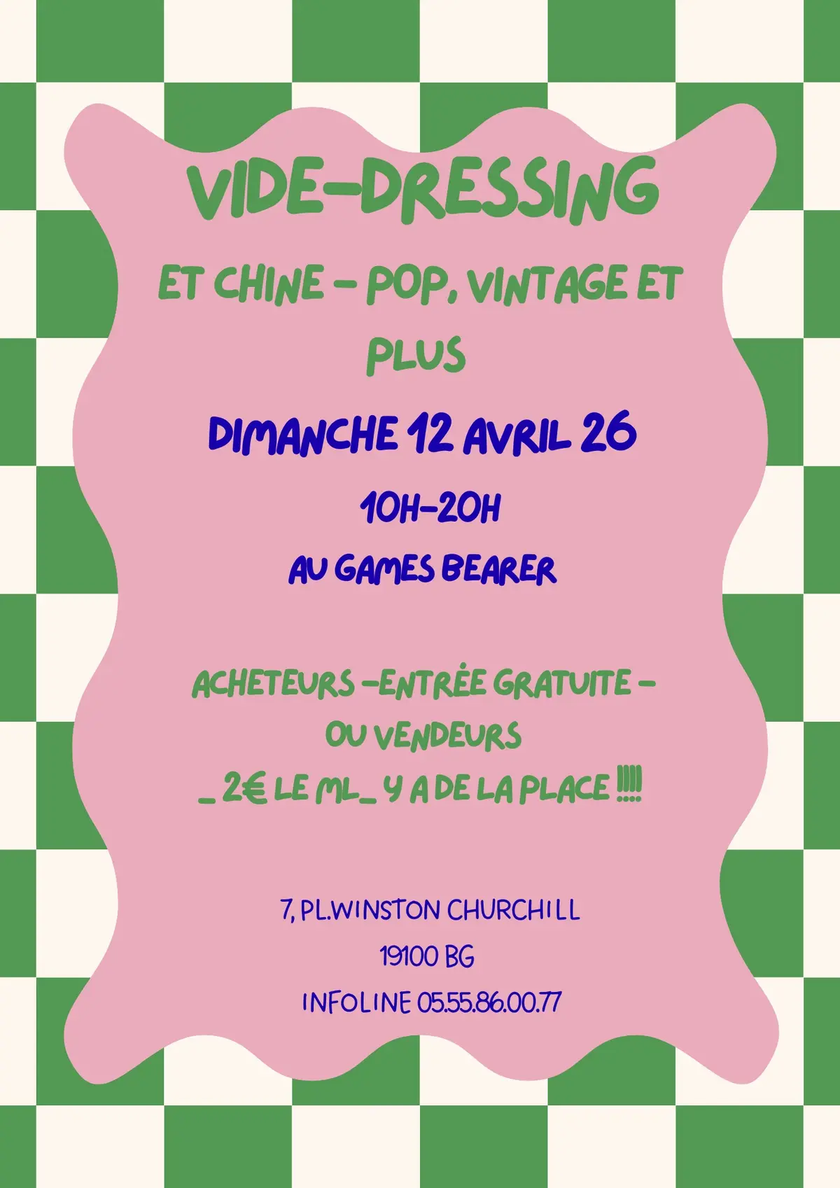 Vide Dressing au Bar à jeux Games Bearer