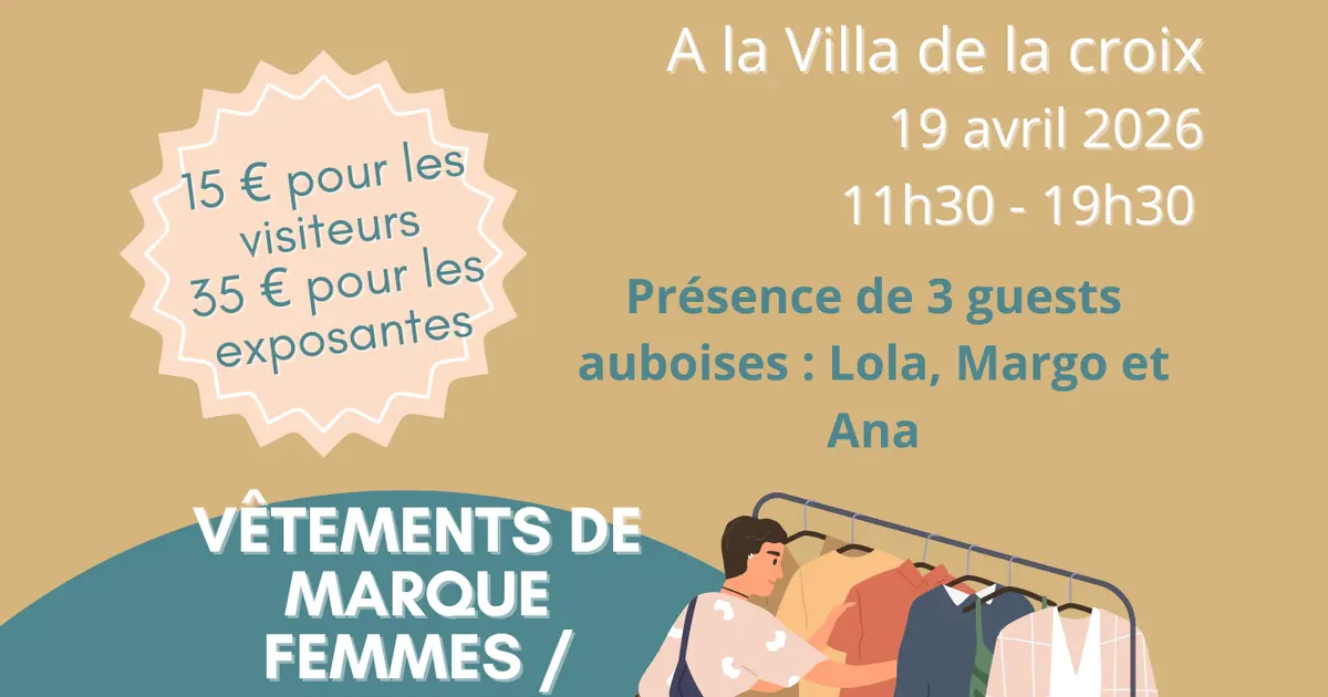 Vide-dressing Brunch & Go&ucirc;ter &agrave; la Villa de la Croix Villech&eacute;tif 2026 : date, horaires, exposants