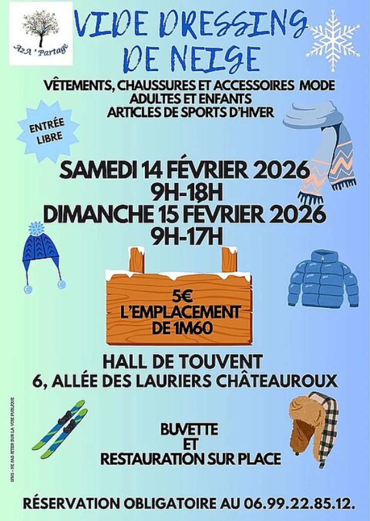 Vide dressing de neige