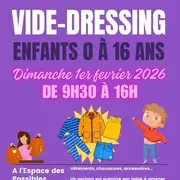 Vide-dressing enfant 0-16 ans à l'Espace des Possibles à Figeac