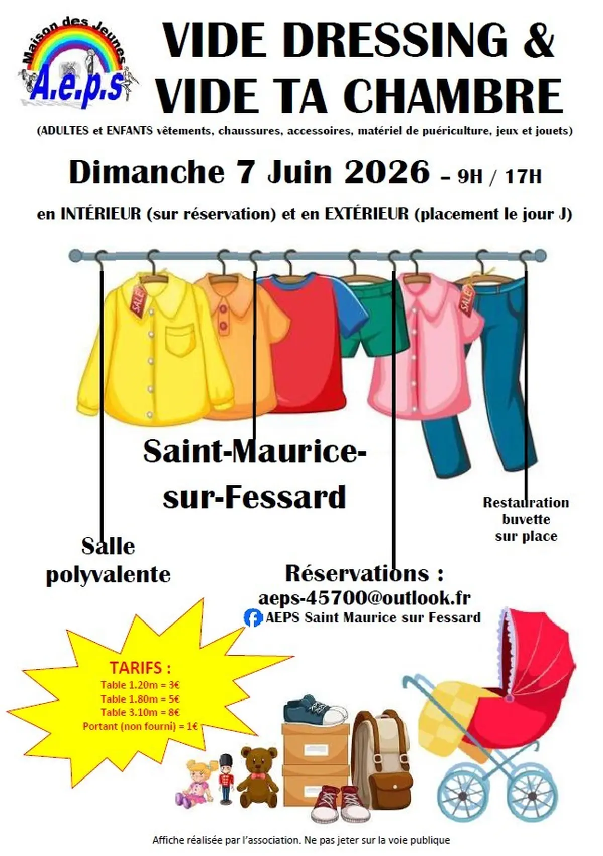 Vide dressing & vide ta chambre