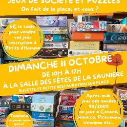Vide étagères : puzzles et jeux
