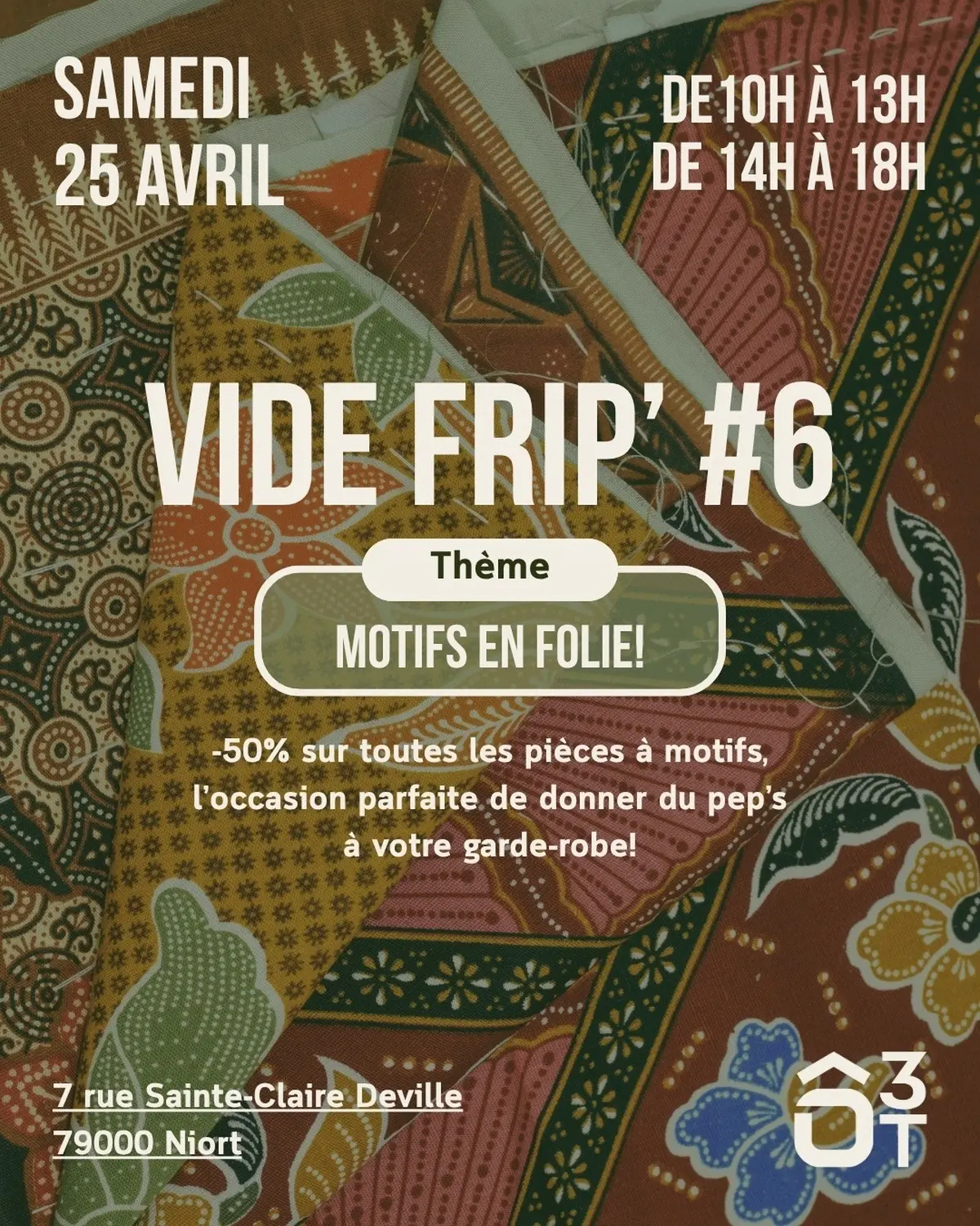 Vide frip’ à Ô3T 0 Niort