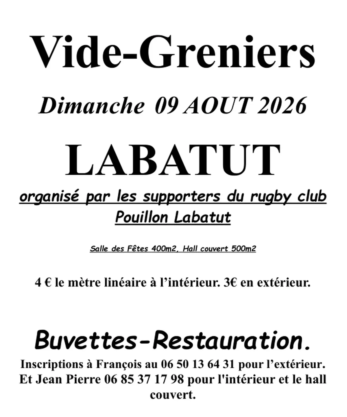 Vide grenier