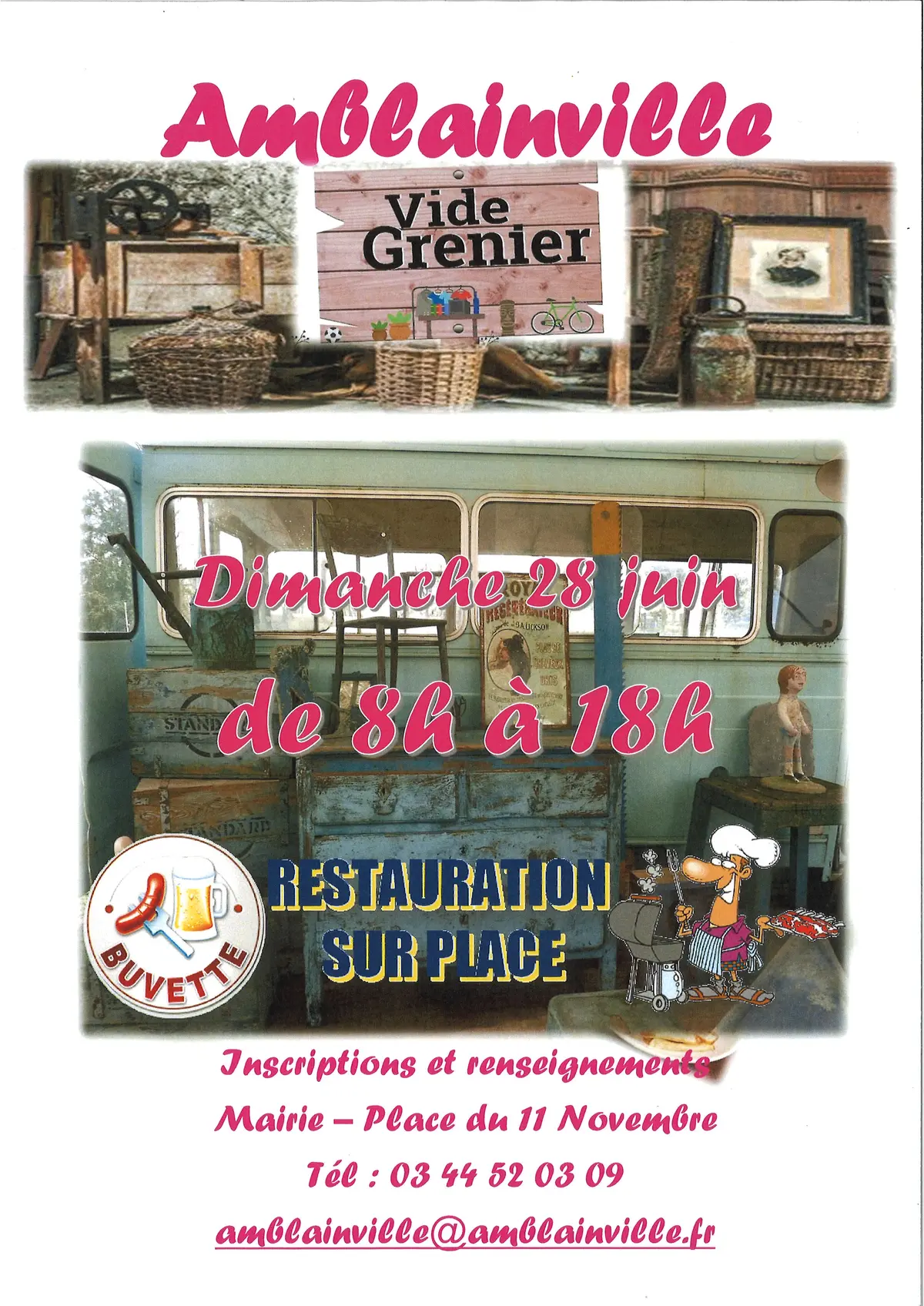 Vide Grenier à Amblainville