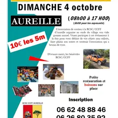 Vide-grenier à Aureille