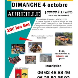 Vide-grenier à Aureille