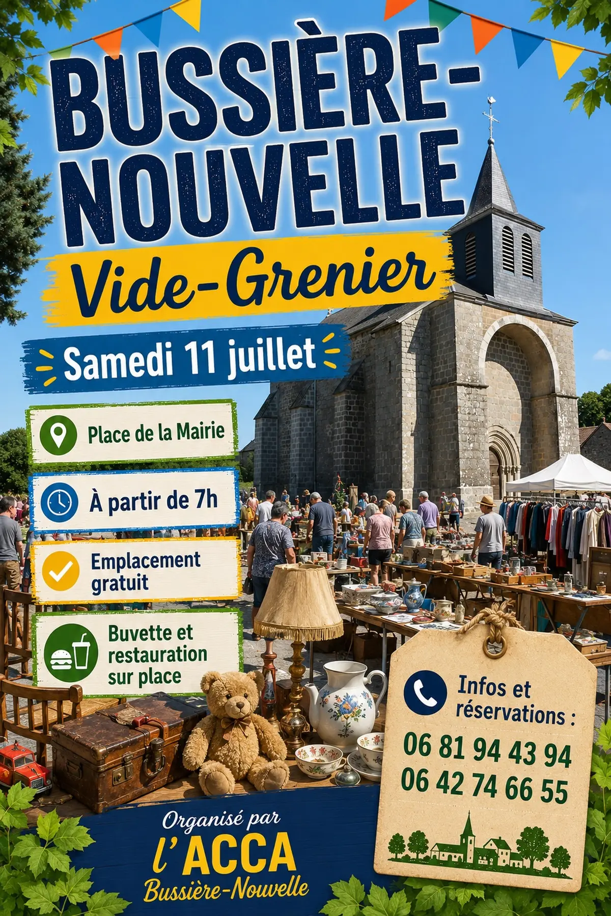Vide-Grenier à Bussière-Nouvelle
