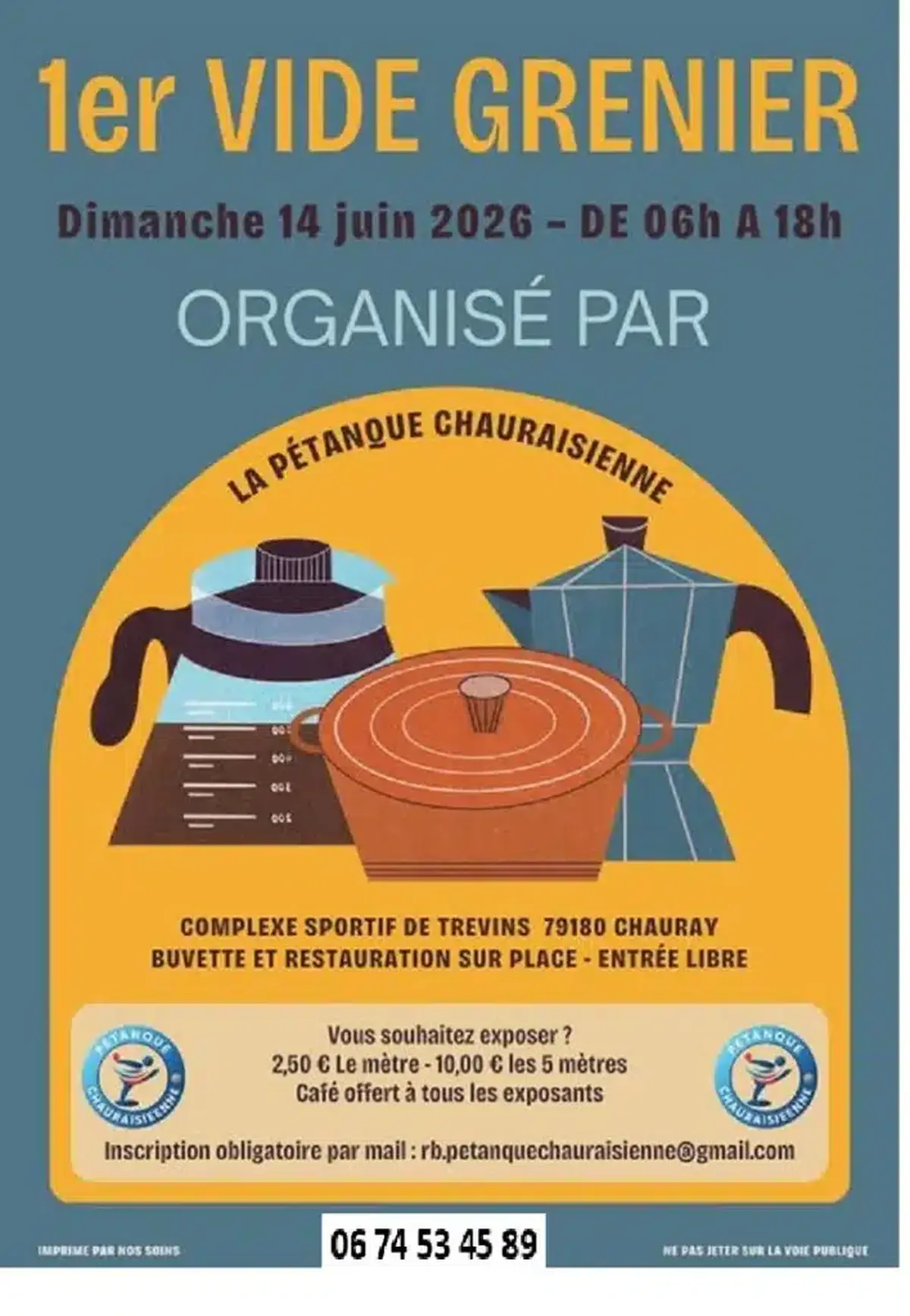 Vide grenier à Chauray