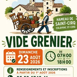 Vide-grenier à Colayrac-Saint-Cirq